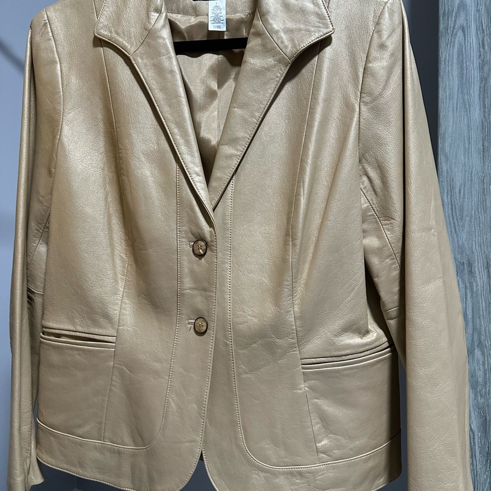 Leather Blazer